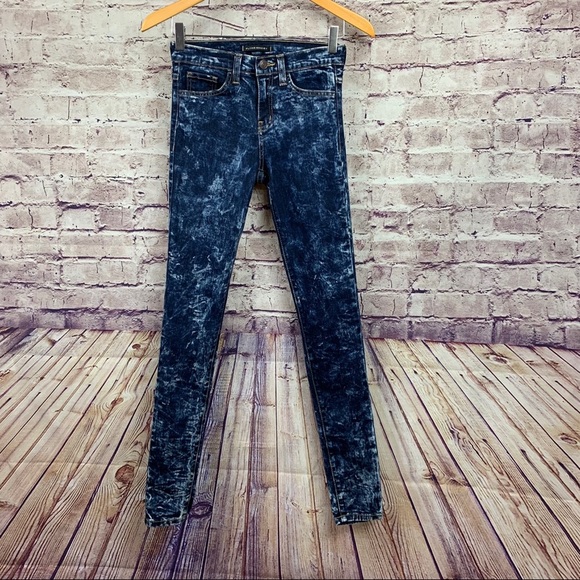 Flying Monkey Acid Wash Skinny Denim Jeans - Picture 1 of 11